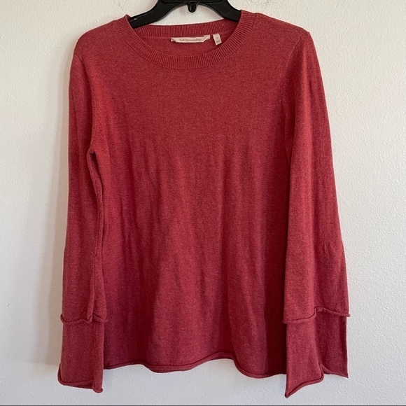 SOFT SURROUNDINGS TALLULA KNIT TOP IN TERRA COTTA RED - Picture 1 of 6